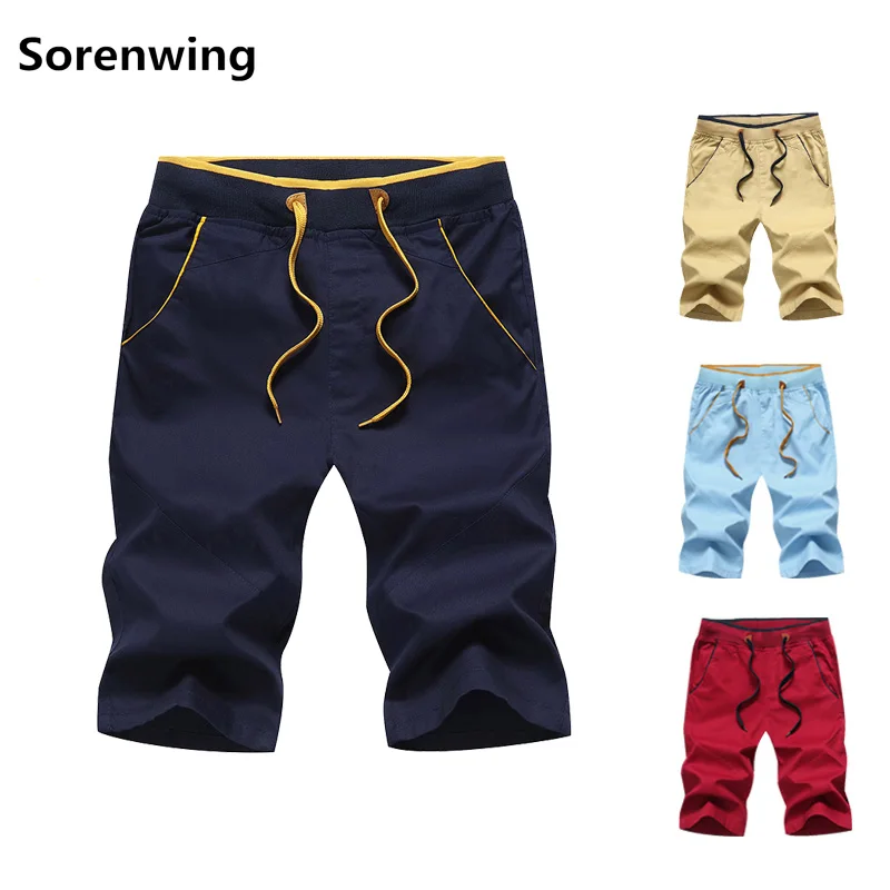 Sorenwing мужские шорты высокого качества хлопок бермуды masculina летние мужские повседневные удобные шорты плюс размер мужская одежда 5XL 62
