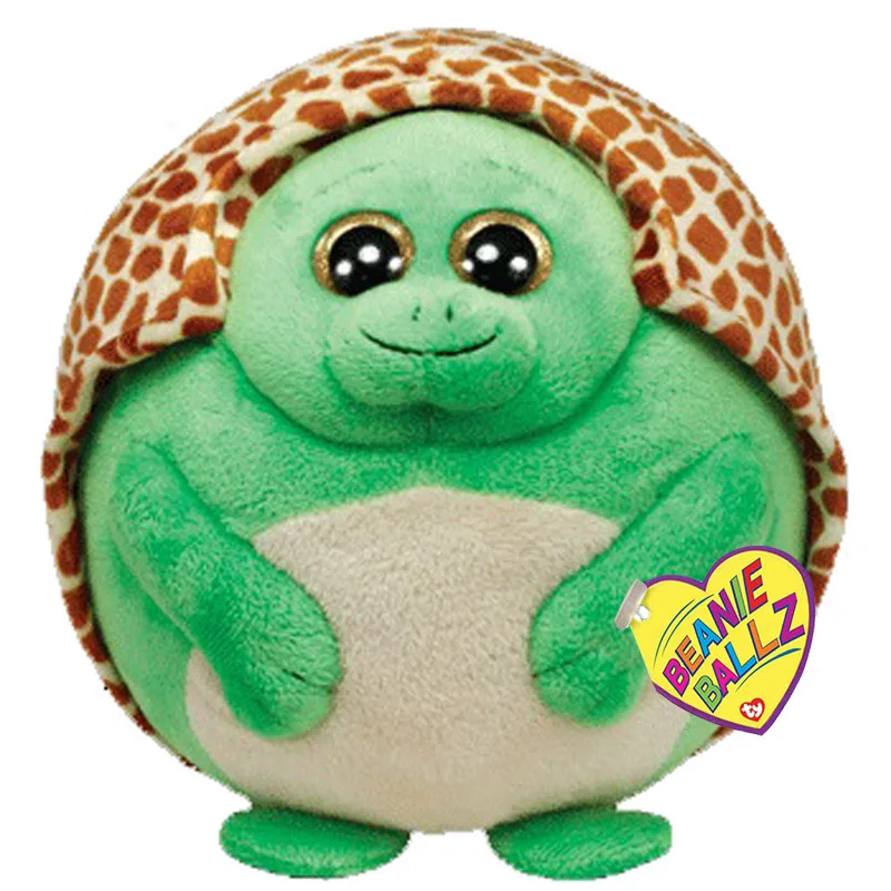 

Ty Beanie Ballz 4" 10cm Zoom Plush Toy Dolls Stuffed Animal Turtle Collection Doll With Tag