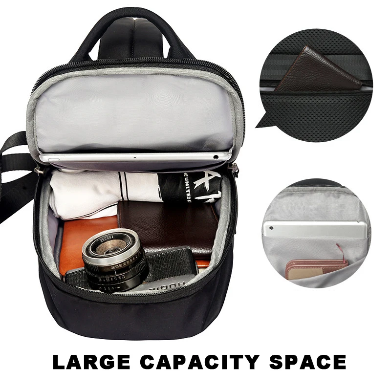 Tangcool New Male Chest Bag Fashion Leisure Waterproof Man Nylon shoulder bag Korea Style Crossbody Bag For Student Teenager Bag Tangcool New Male Chest Bag Fashion Leisure Waterproof Man Nylon shoulder bag Korea Style Crossbody Bag For Student Teenager Bag
