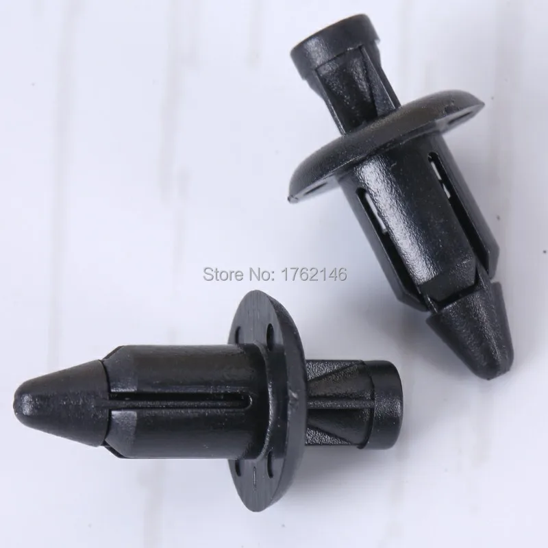 

100x 66824-01G00 90116-SP0-003 Nylon BUMPER SEAL Grill Rivet Push-Type Retainer Fit For HONDA Nissan 12 x8x6 mm