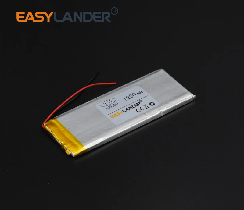 

3,7 V 1200mAh полимерный литий-ионный аккумулятор для электронной части DIY спикер вспышка освещение отикон стример безопасная лампа 403080