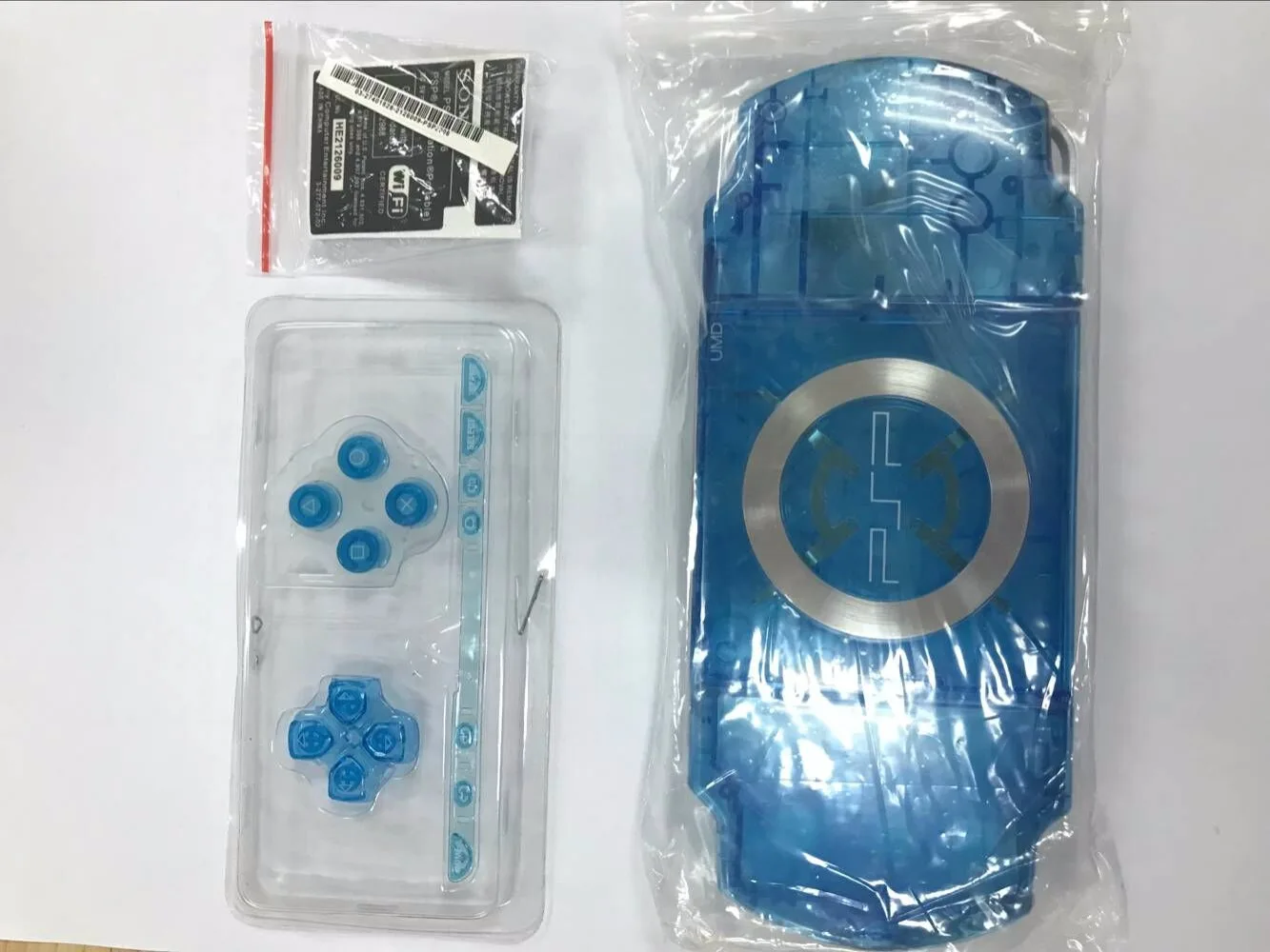 Yellow-White-Crystal-Color-for-PSP-2000-PSP2000-Game-Console-replacement-full-housing-shell-cover-case (2)