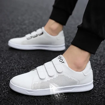 

LAISUMK Breathable Men Sneaker Male Shoes Adult Red Black White High Quality Comfortable Non-slip Fashion Soft Men Shoes Summer