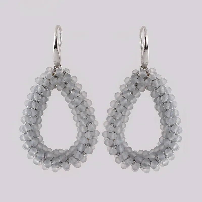 Earrings Matte White