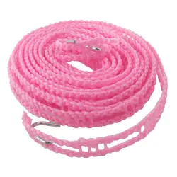 Новый практичный превосходный 5 м 16.4ft розовый нейлоновая одежда веревка линии веревки