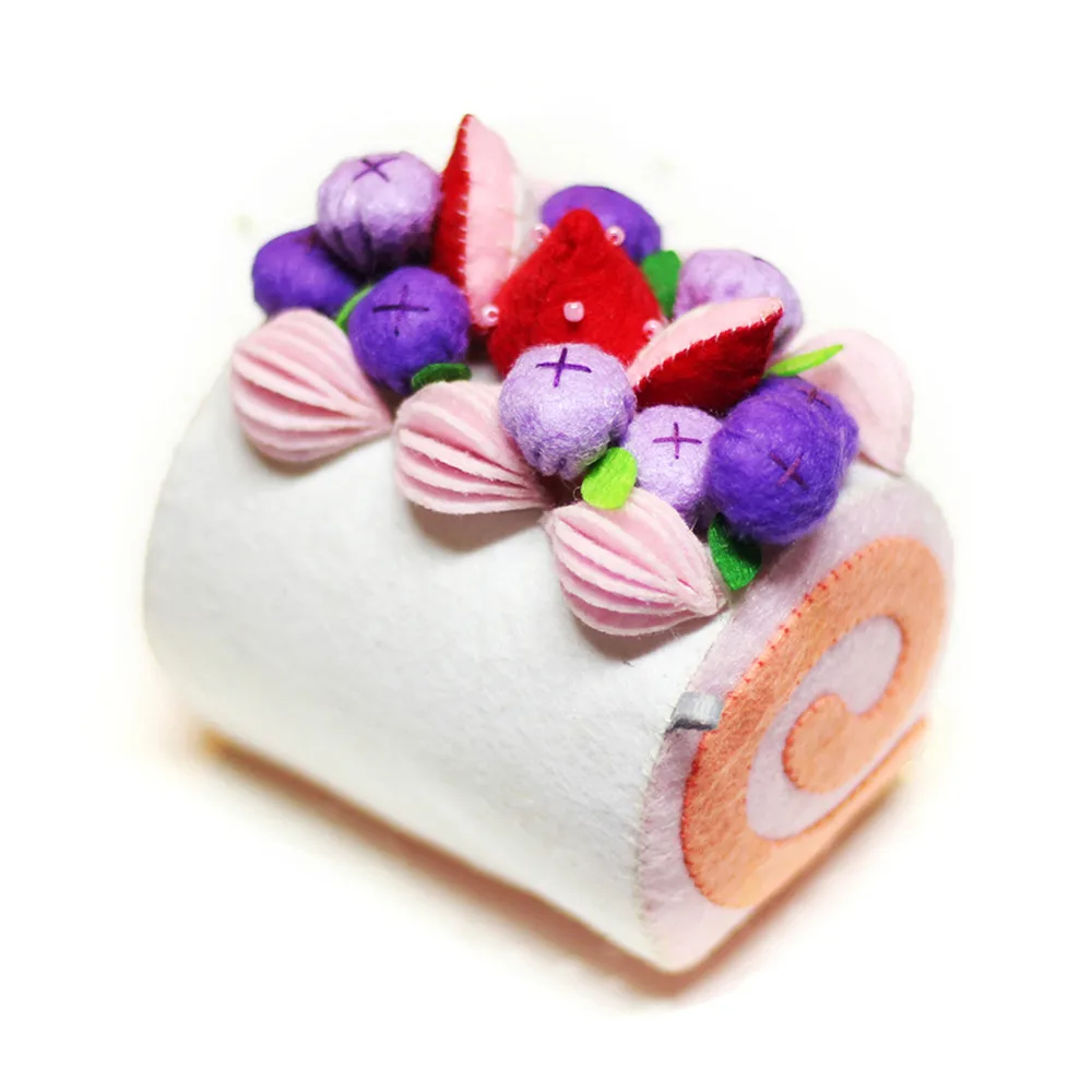 

Felt Kits Cake Doll Making Arts Crafts Children's Sewing Kit Fabric Felt Material DIY Package