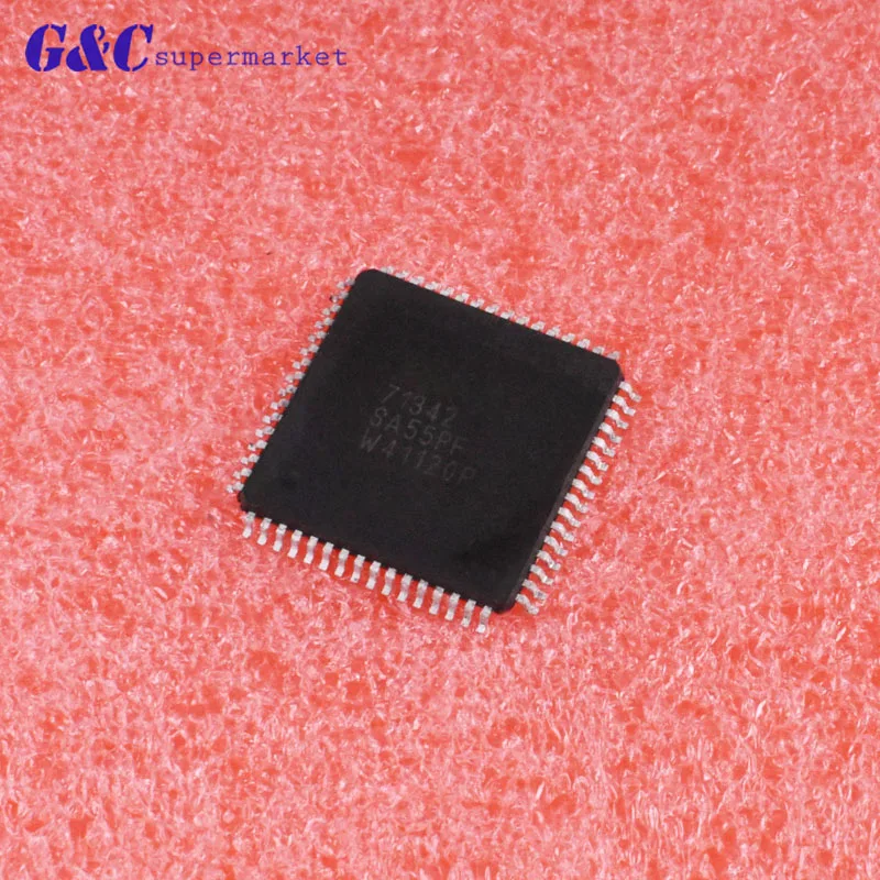 1PCS IDT71342SA55PF 64TQFP HIGH-SPEED 4K x 8 DUAL-PORT STATIC RAM WITH SEMAPHORE