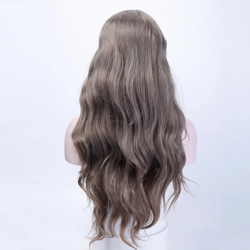 Allaosify волосы синтетические парики на кружеве глубокая волна парики Черный Розовый Красный парики для женщин термостойкие Hai с натуральной линией волос