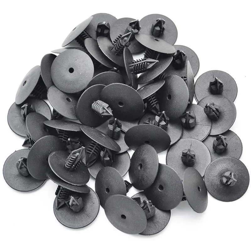 Пластиковые заклепки для Toyota VW Renault 50 шт. 10 мм|push pin clips|fender bumperdoor fasteners |