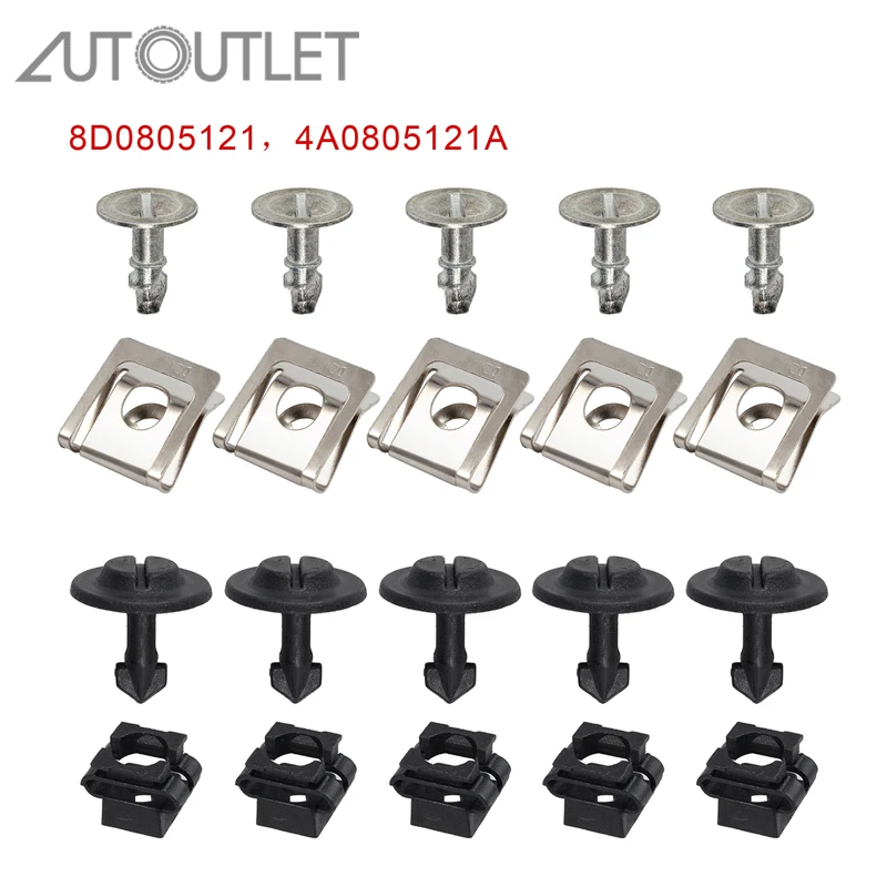 Комплект для ремонта поддона двигателя AUTOUTLET 20 шт. под крышкой комплект дужки
