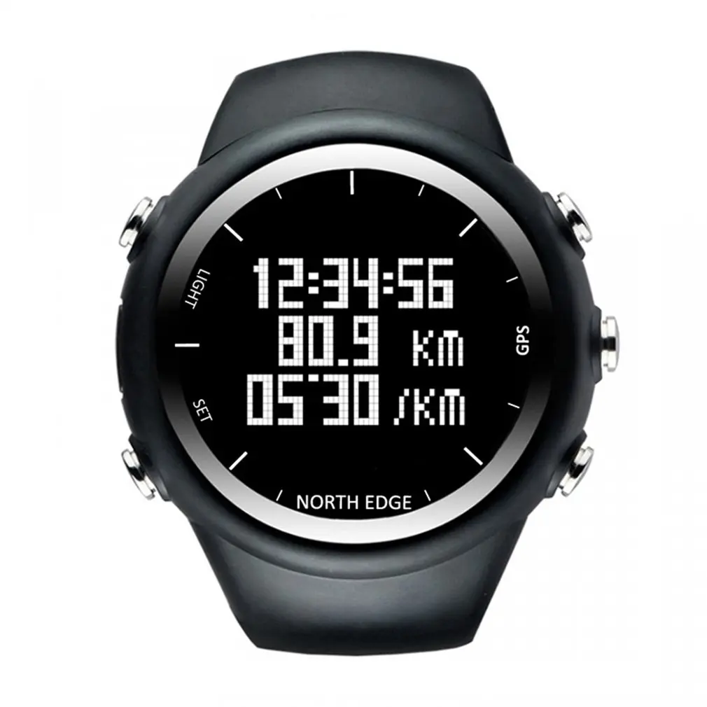 

Professional GPS Watch Men Digital Smart Pace Speed Calorie Wristwatch Running Jogging Triathlon Hiking Clock Waterproof