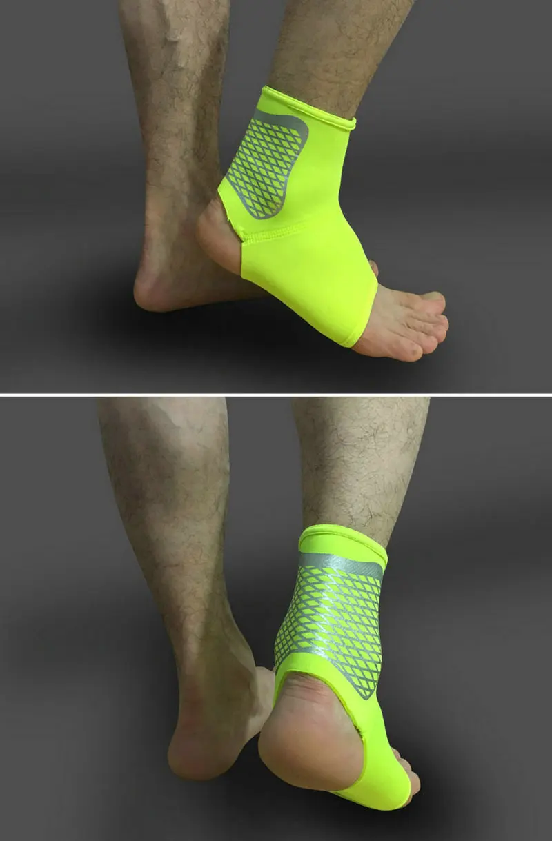 AtejiFey 2 шт. профессиональная эластичная Защитная поддерживающая стяжка лодыжки Поддержка сильной спортивной безопасности спортивная повязка на ногу Защитная повязка