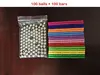 100 balls 100 sticks