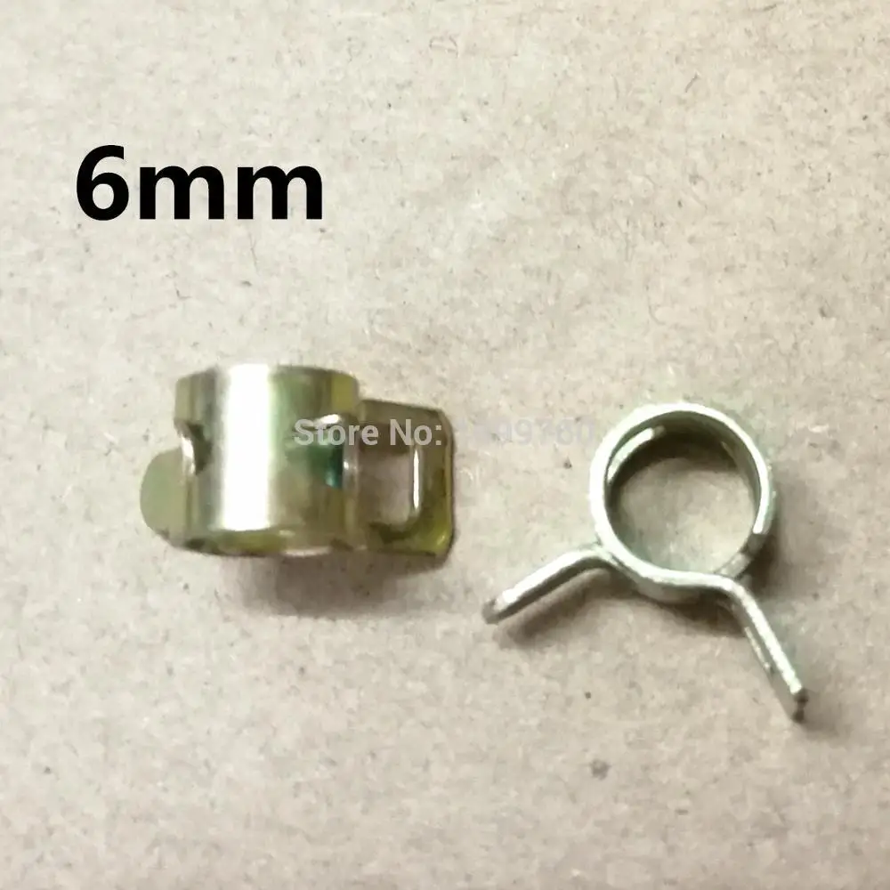 10000 pcs / lot 6mm 1/4" Vacuum Spring Clips Action Hose Clampsclips