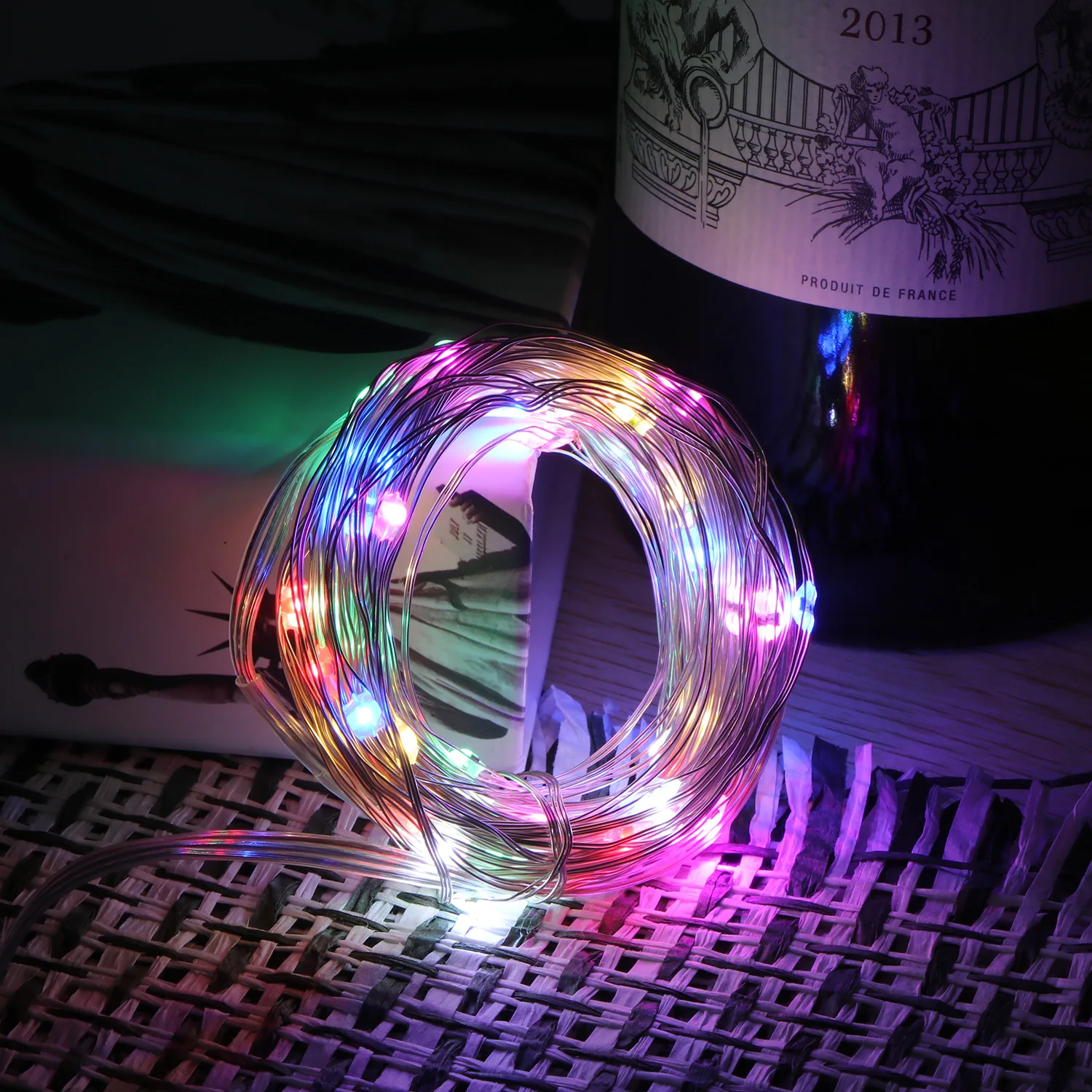 Светодио дный огни строки 5 м/9 м RGB USB powered Медный провод Рождественский фестиваль