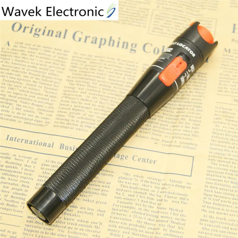 

10mW Visual Fault Locator Fiber Optic Cable Tester 10mw Red Laser Light 10-12KM Pen Type Visual Fault Locator Free Shipping