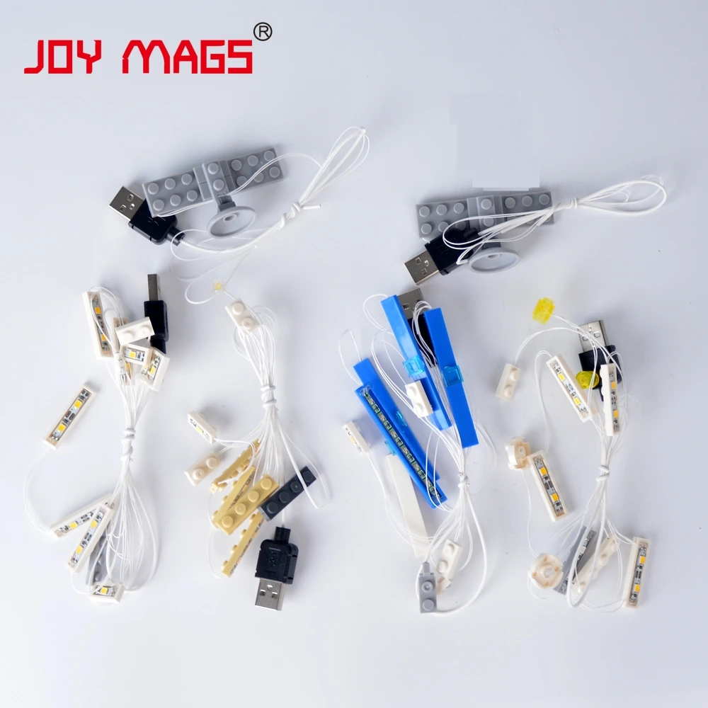 JOY MAGS светодиодный светильник комплект(только светильник ing набор) для 71040 Золушка Принцесса замок городской блок совместим с 16008 без модели - Цвет: Only LED Light Set