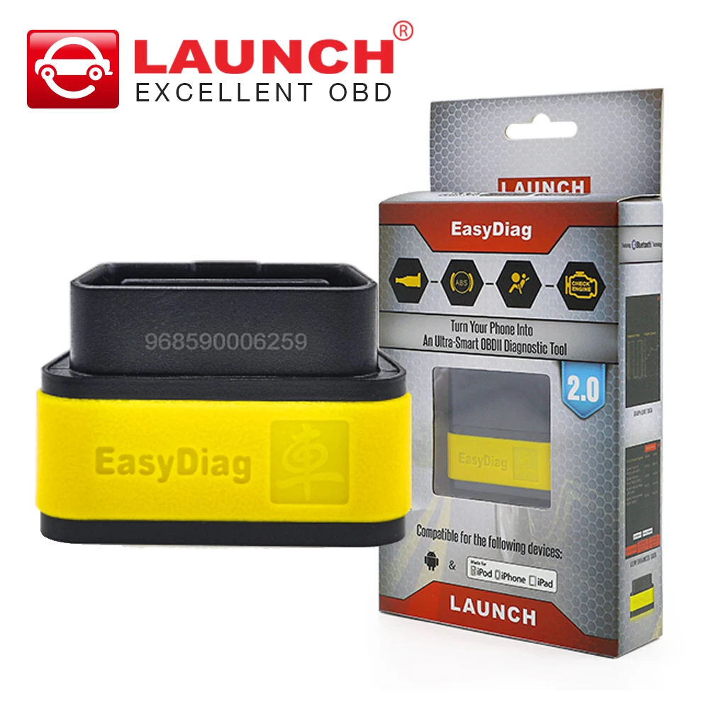Original Launch easydiag 2.0 Android/iOS 2 in 1 auto diagnostic tool ...