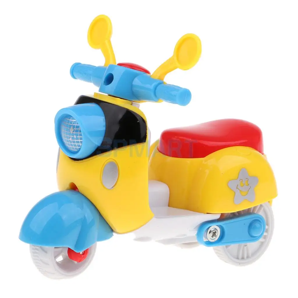 New Colorful Mini Motorcycle Motorbike Scooter For   for Kelly Dolls Accessory Kids Pretend Toys