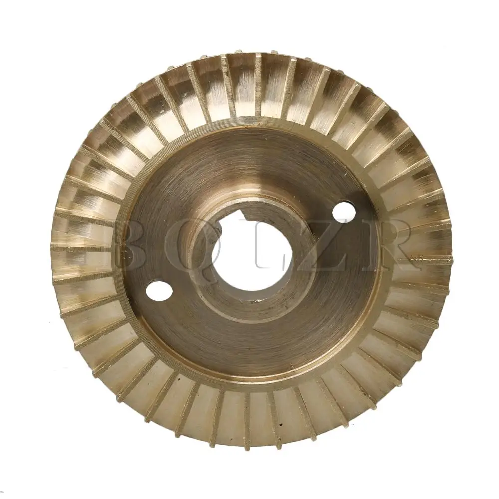 12mm Inner Hole Water Pump Spare Part Water Pump Replacement Part Double-sided Keyway Impeller 60mm Dia Brass water pump accessories