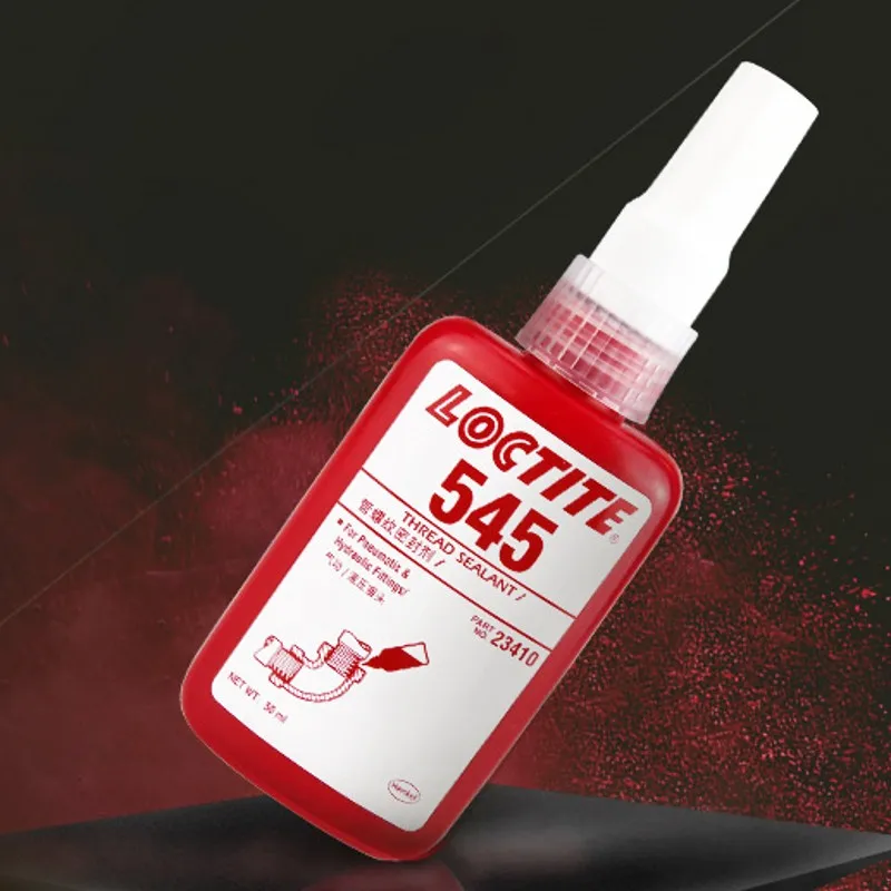

Free Shipping loctit glue 545 low intensity fast curing forSealing high hydraulic power system M36 taper thread (NPT) 50ml