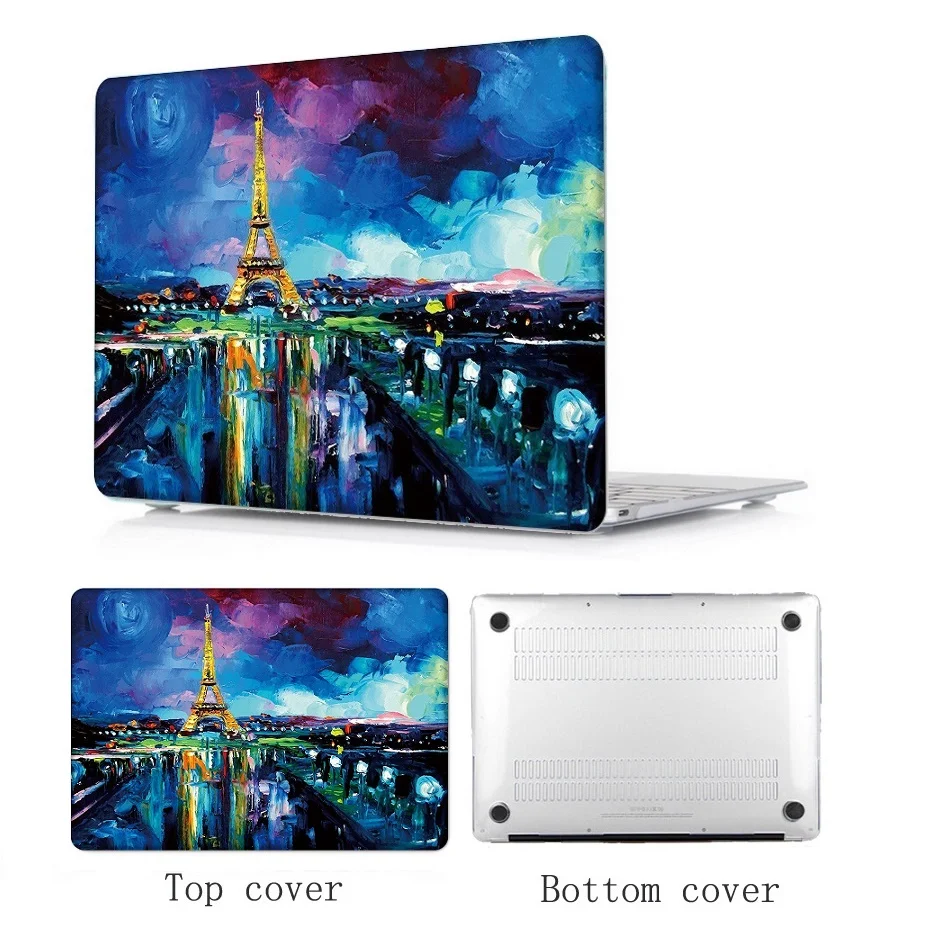 

Plastic Hard Case Cover Color Shell Air 11 12 13 Pro 13 15 Hard Case Cover for 2018 MacBook Pro 13 15 with Touch Bar A1989 A1990