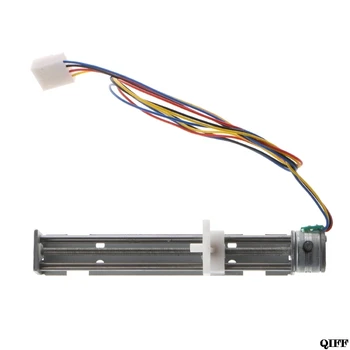 

DC 4-9V Drive Stepper Motor Screw with Nut Slider 2 Phase 4 Wire For Laser Engraving Mar28