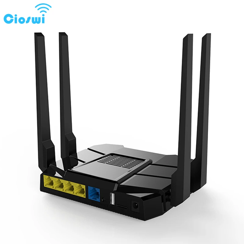 

Cioswi Professional Home Dual Band 1200Mbps Wireless Wifi Router MTK7628N Chip High Gain Antenna Support 30 Devices Online
