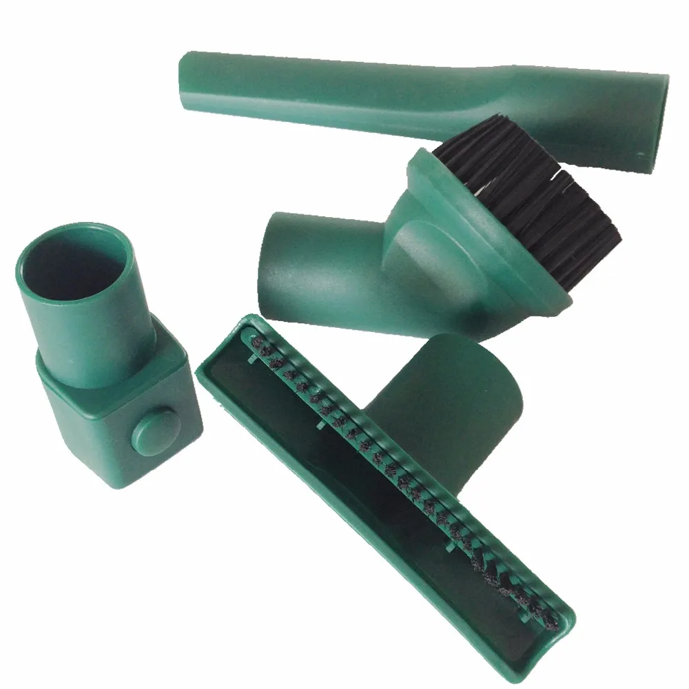 

Free shipping vacuum cleaner nozzle sets Kit 4 accessories for VORWERK VK120/121/122 round brush flat suction head and adapter