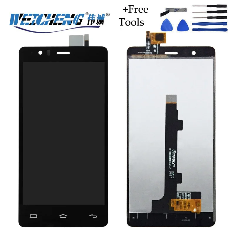 WEICEHGN для BQ Aquaris E5 lcd TFT5K0858FPC-AI-E pantalla + tatil de la Asamblea para bq 0858 herramient | Мобильные телефоны и