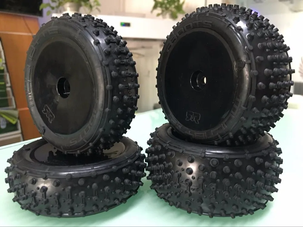 ARRMA 1/10 Внедорожные багги колеса шины змеи SRX4 Bandit HPI WR8 yokomo yz4 HEX 12 мм 4 шт | Игрушки и