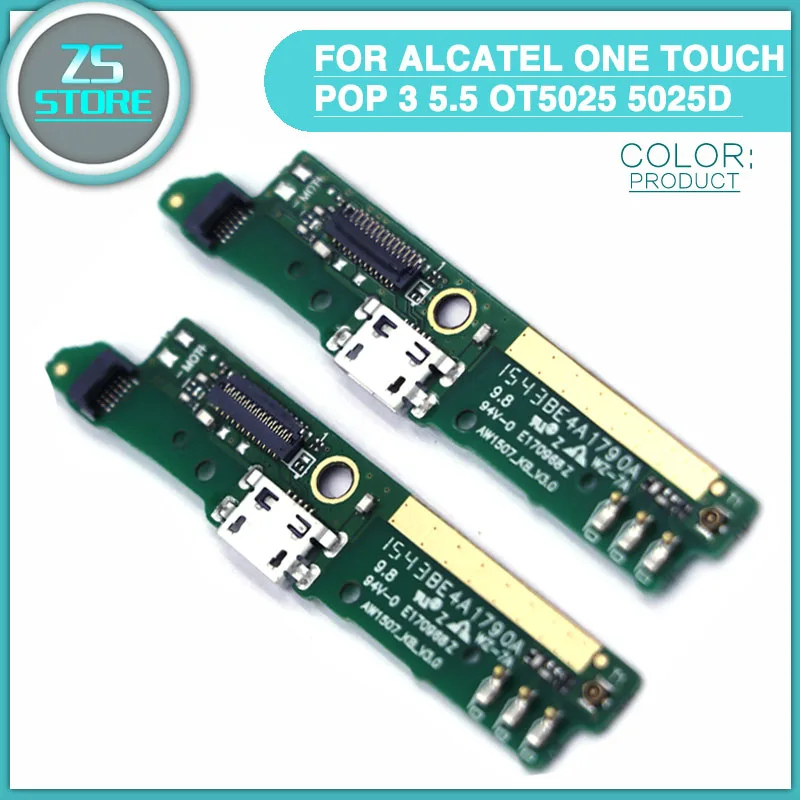 

new OT5025 USB Port Charging Flex Cable Board For Alcatel One Touch Pop 3 OT5025 5025D 5025 Charger Port Connector Parts Repair