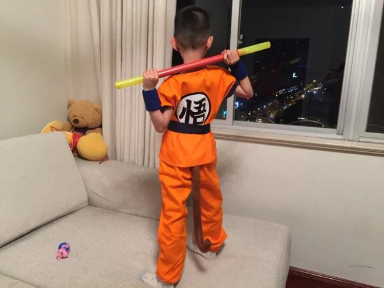 Spedizione Gratuita Superior Qualità Bambini Dragon Ball Z Son Goku Costume  Cosplay Abbigliamento Halloeen Da 12,61 €