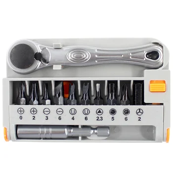 

12pcs/set Mini Ratchet Wrench Adjustable Wrench Ratcheting Screwdriver Bits Set ALI88