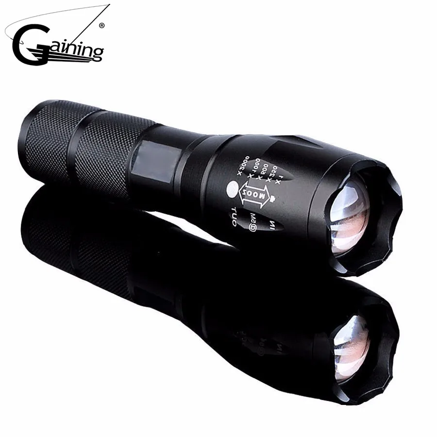 G700 X800 5000Lumen Zoomable XML T6 LED 18650 Flashlight Focus Torch Lamp Light (8)