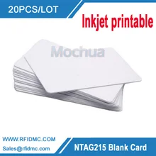 20 шт./лот ntag215 сопло для распыления краски, карта для печати ntag 215 карты для принтера Espon, принтер Canon