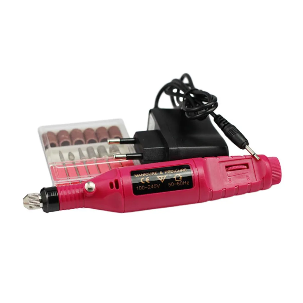 

2017 1pc Professional Mini Electric Grinder Polishing Pen for Manicure Pedicure Nail Engraving Pen Tool Machine Kit Set New Sale