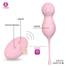 Remote Vibrator Electric Vagina Ball Kegel Ball Vaginal Tight Exercise Vibrating Egg Geisha Ball Dual Vibrator Sex Toy for Woman