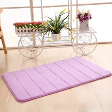 Эмори пена коралловый бархат Противоскользящий коврик для ванной великолепный коралловый флисовый коврик для ванной комнаты кухни спальни красочные K20