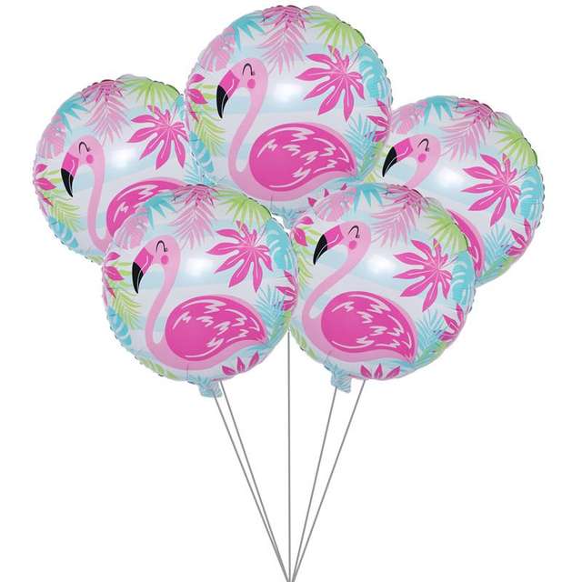Flamingo Printed Balloon for Party Set 5 Pcs