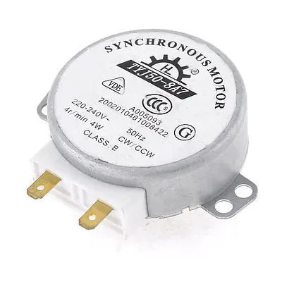 

AC 220-240V 50/60Hz 4Watt 4RPM Micro Synchronous Motor for Microwave Oven