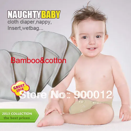NaughtyBaby бамбук и хлопок 100 шт 4 слоя все бамбуковые органические хлопковые детские подкладки высококачественный органический вкладыш