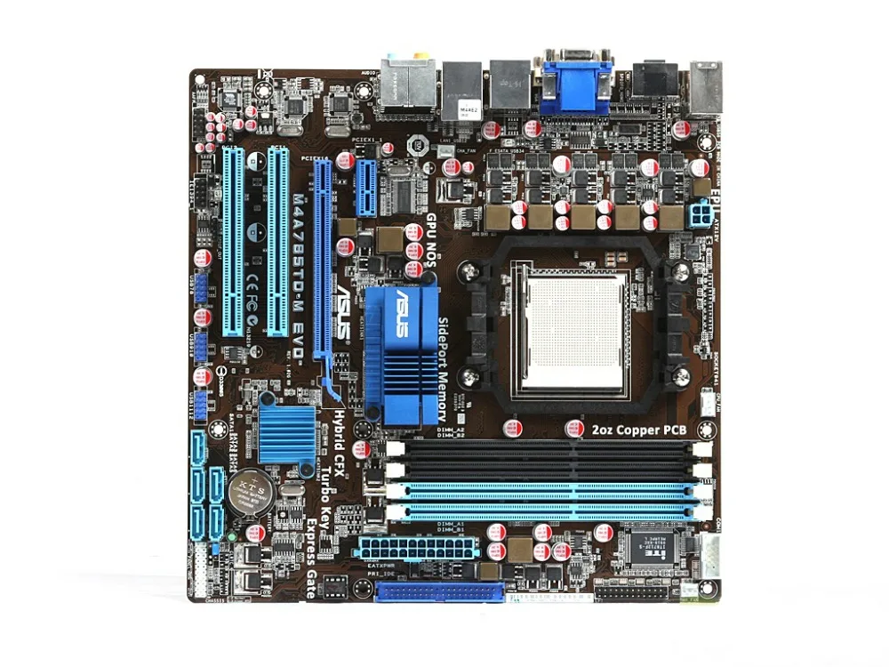 Оригинальная материнская плата ASUS M4A785TD-M EVO Socket AM3 DDR3 16GB 785G настольная бесплатная