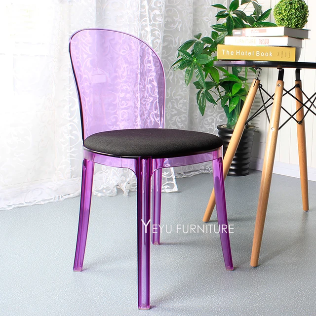 Diseño moderno transparente comedor silla con o sin PAD, acolchado ... Diseño moderno transparente comedor silla con o sin PAD, acolchado ...
