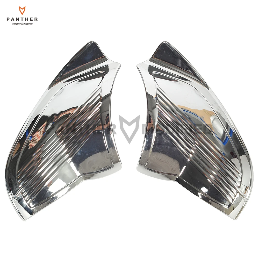 

Black Chrome Motorcycle Front Side Decoration Inner Fairing Cover case for Harley Electra Street Glide Trike 1996-2013