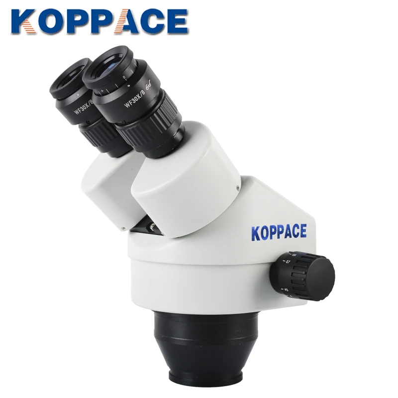 KOPPACE микроскоп бинокулярный объектив из 2 предметов 30X/8 глазок микроскопа 30 мм Интерфейс высокая точка глаз окуляры для стереомикроскопа