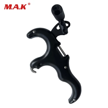 

High Quality 3 Finger Stainless Steel Compound Bow Release Aid Caliper Release for Compound Bow Archery Hunting Shooting