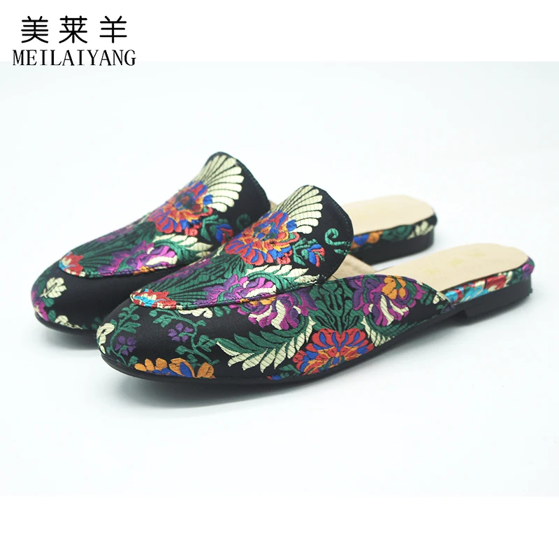 flat mule slippers
