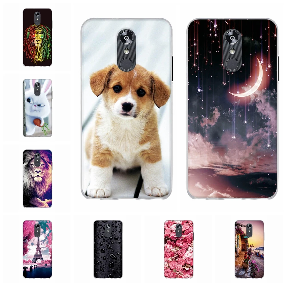 

For LG Q Stylo 4 Case Ultra Slim Soft TPU Silicone For LG Q Stylo 4 Q710MS Cover Cute Animal Pattern For LG Q Stylo 4 Funda Bag
