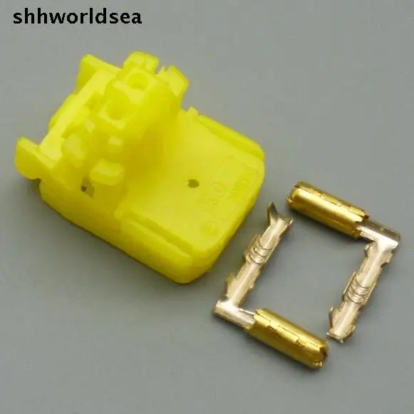 Shhworldsea 5/30/100 комплектов 0 6 мм 2p 2way kit gasbag штепсельная вилка стандартная розетка для